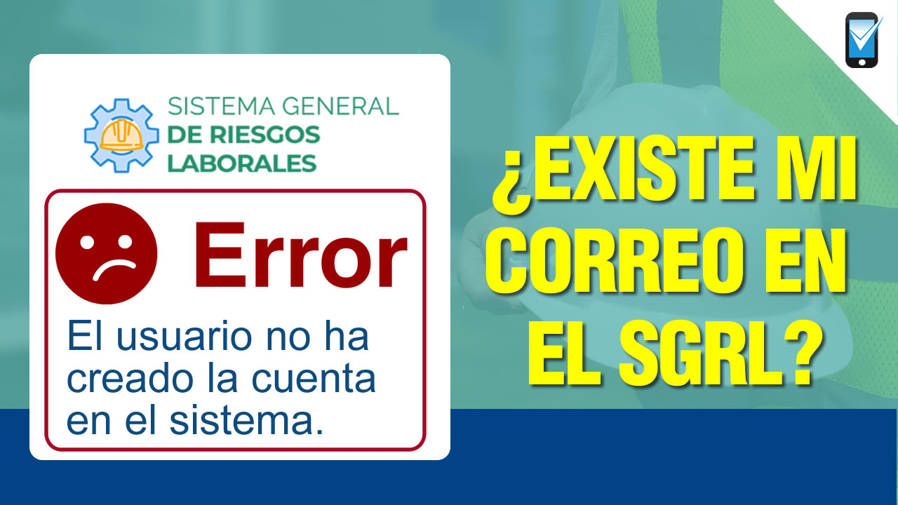 Cómo comprobar si tu correo está registrado en el SGRL
